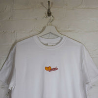 Wucci Embroidered Tee In White
