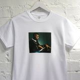 Young Kanye Piano Printed Tee In White
