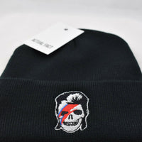 Ziggy Day Of The Dead Roll Up Beanie In Black