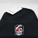 Ziggy Day Of The Dead Roll Up Beanie In Black