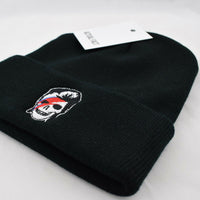 Ziggy Day Of The Dead Roll Up Beanie In Black