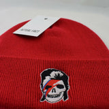 Ziggy Day Of The Dead Roll Up Beanie In Red