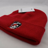 Ziggy Day Of The Dead Roll Up Beanie In Red
