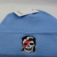 Ziggy Day Of The Dead Roll Up Beanie In Sky Blue