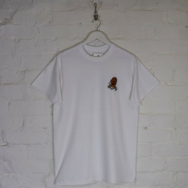 Snoop Dogg Embroidered Tee In White